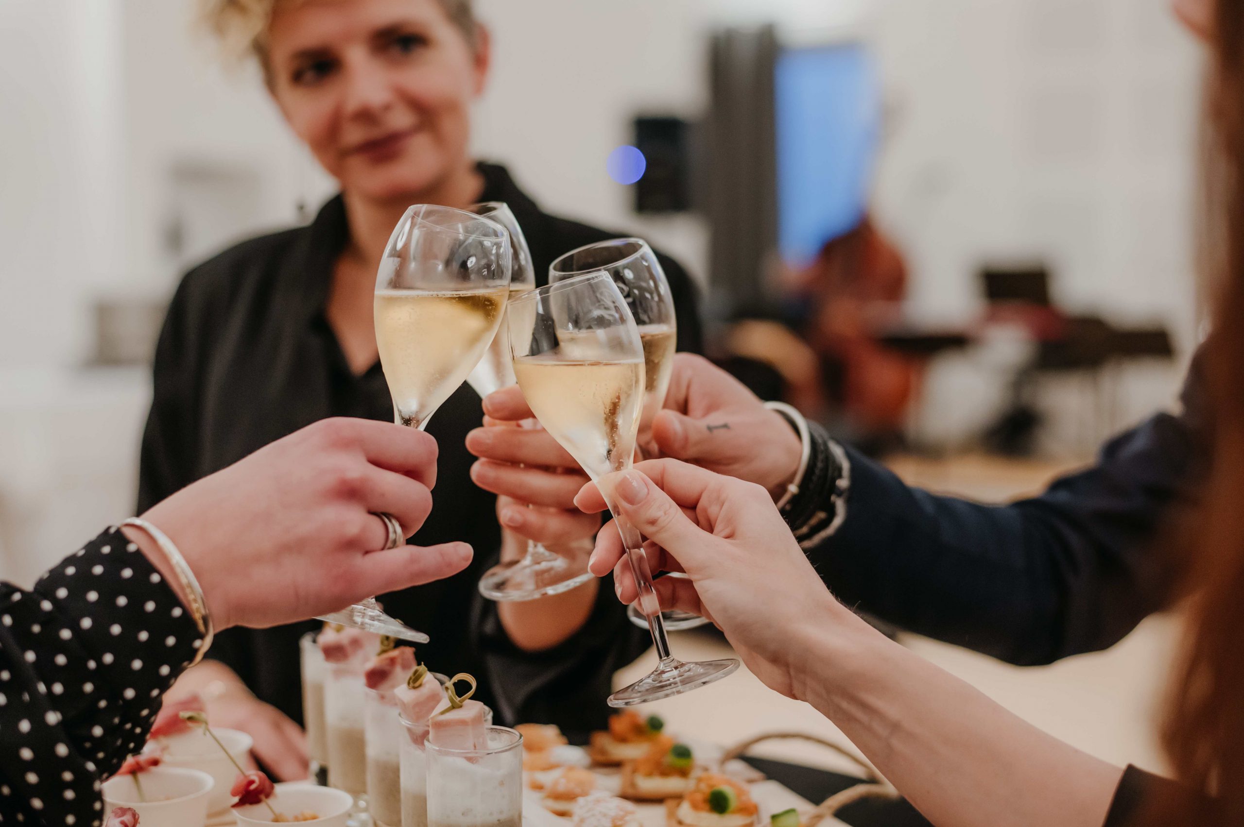 champagne et banquet