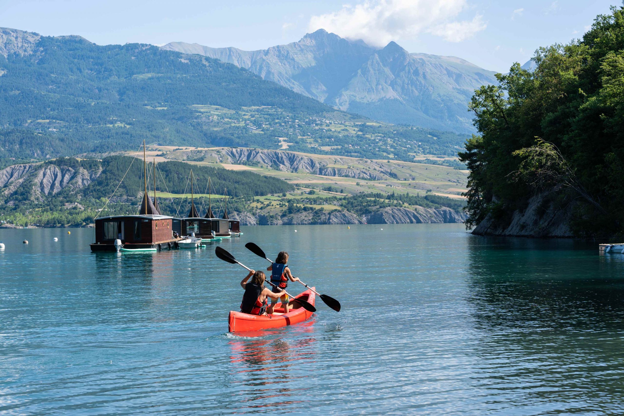 activité lac de serre poncon